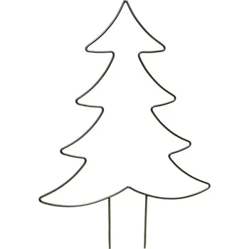 Stojan na květiny Kovová silueta stromku, 105cm