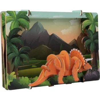 ostatní stavebnice EscapeWelt 3D dřevěné puzzle - Triceratops
