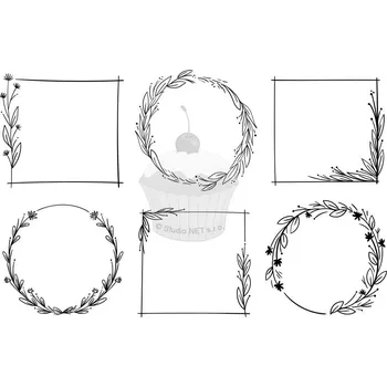 Jedlá dekorace na dort Caketools Jedlý papír "Rámečky 3" A4