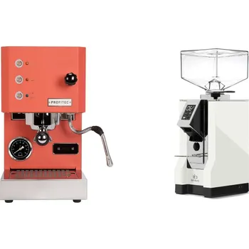 Kávovar Profitec GO, red + Eureka Mignon Bravo, CR white