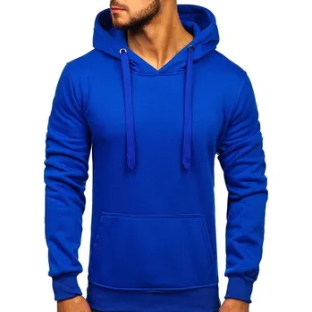 Pánská mikina Královsky modrá pánská mikina s kapucí Bolf 2009 - XL