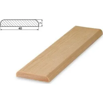 soklová lišta NOVÁK Vzorek - krycí lišta 40x07 borovice surová V-pr4007