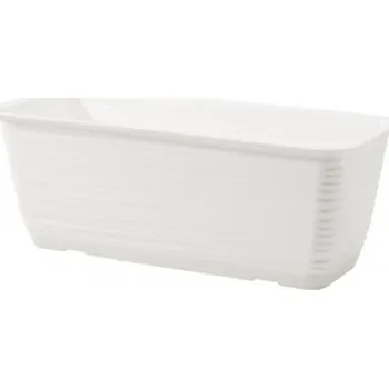 Truhlík Truhlík SAHARA s podmiskou bílá 40 cm