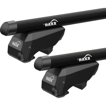 Příčníky Hakr Dacia Lodgy 2012-2021 integrované podélníky, alu black (0344,5015)