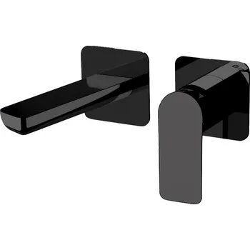 Vodovodní baterie Hopa Arno Podomítková umyvadlová baterie, černá matná, BAREI15PL14