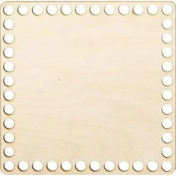 Dřevěné dno/víko na košík - čtverec bříza Zvolte variantu: 10x10 cm