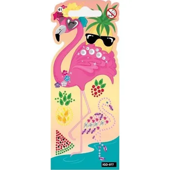 samolepka Samolepky s kamínky plameňák /41