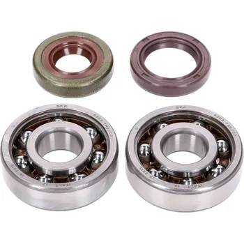 Ložisko převodovky Sada ložisek na kliku Naraku SKF / FKM Premium C4 plastová klec, Minarelli AM NK104.37