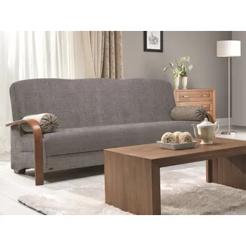 Pohovka Rozkládací pohovka s úložným prostorem MODEL 08 pohovka bez čalounění zadní části