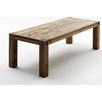 Jídelní stůl Jídelní stůl z masivu LEEDS tmavý dub bassano Velikost stolu 400x120