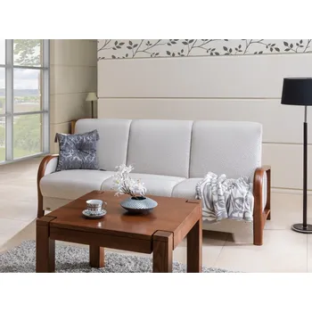 Pohovka Rozkládací pohovka s úložným prostorem KLASIK V pohovka bez čalounění zadní části