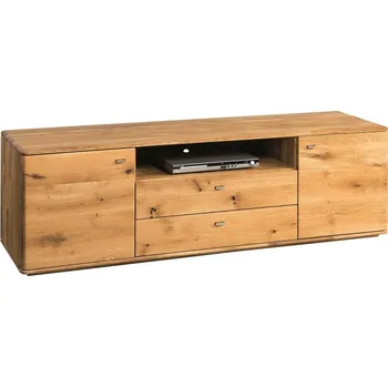 Televizní stolek Dubový RTV stolek z masivu DALLAS dub olejovaný (typ 25)