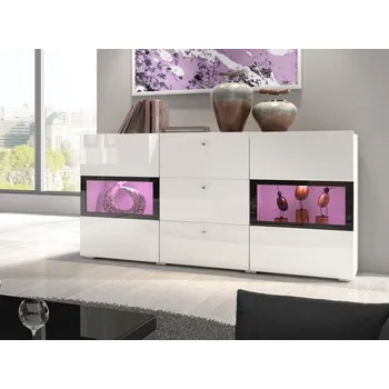 Komoda Komoda BAROS bílá/bílý lesk