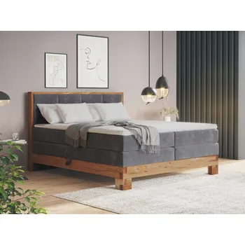 Postel Postel boxspring s úložným prostorem MAESTRO dub masiv plocha spaní 180x200