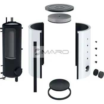 akumulační nádrž Dražice Nádrž akumulační s izolací NADO 500/200 v1, 475 l, 760 x 1970 mm, 1213803297