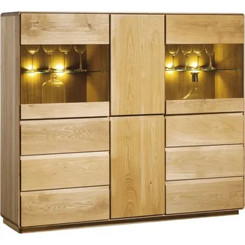 Komoda Dubová komoda s barem ATLANTA typ 47 dub přírodní