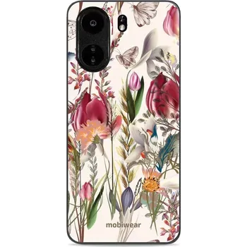 Pouzdro na mobilní telefon Lesklý kryt Mobiwear Glossy - Xiaomi Redmi 13C - G031G - Rozkvetlá louka (Prémiové lesklé pouzdro, obal, kryt Mobiwear Glossy na mobil Xiaomi Redmi 13C - G031G - Rozkvetlá louka, materiál Plast + TPU silikon - krytí po všech stranách, neošoupatelný potisk