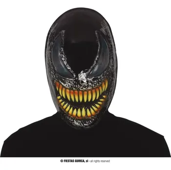 Karnevalová maska Fiestas Guirca Černá maska se zuby na halloween
