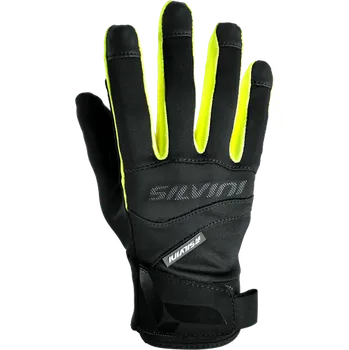 Cyklistické rukavice Rukavice Silvini FUSARO UA745 Black-neon Velikost: L