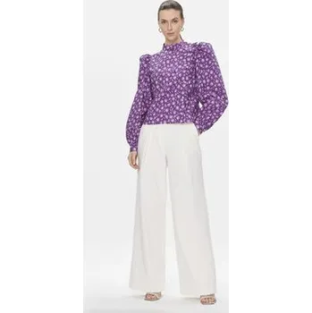 Dámská halenka Custommade Halenka Deia 999376294 Fialová Regular Fit S