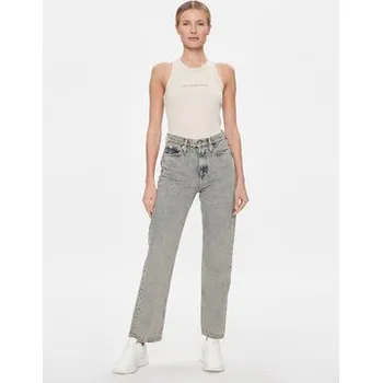 Pánská móda Calvin Klein Jeans Jeansy High Rise Straight J20J222455 Tmavomodrá Straight Fit 28_32