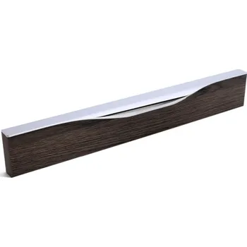 Nábytkové kování Rujzdesign Rukojeť MODERNO / lesklý chrom 147 mm