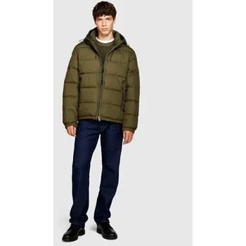 Sisley Zimní bunda 23VFSN02J Zelená Regular Fit XL