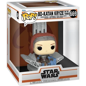 Hračka Funko POP DLX: MND S9 - Bo Katan w/Throne