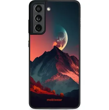 Pouzdro na mobilní telefon Prémiový lesklý kryt Mobiwear Glossy na mobil Samsung Galaxy S21 FE - G007G Hora s měsícem - VÝPRODEJ (Mobiwear Glossy obal, pouzdro, kryt na mobilní telefon Samsung Galaxy S21 FE - G007G Hora s měsícem)