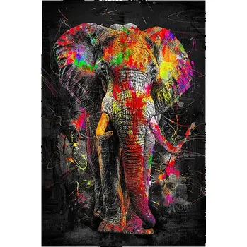 Diamantové malování Čína Diamantové malování - motivy zvířat- hranaté diamanty I Rozměry: 20x30 cm, Barva: B