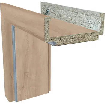 Zárubeň SOLODOOR Zárubeň obložková N dub western solo struktur 60L, 100mm