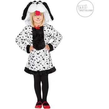 Karnevalový kostým Mottoland Kostým na karneval Dalmatin - výška 104 cm