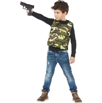 Karnevalový kostým Rubies Deutschland Dětský kostým Army Weste - výška 140/152 cm