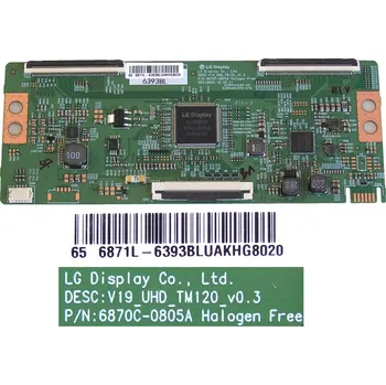 Televizní držák LCD modul T-CON 6871L-6393B / T-con board 6870C-0805A / V19_UHD_TM120 V0.3