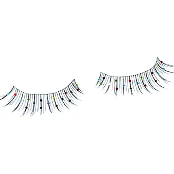 Karnevalový doplněk Jofrika Řasy s perličkami bunt 18036 - D