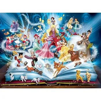 Diamantové malování Disney Diamantové malování - motivy z Disneyho pohádek (princezny) - kulaté diamanty Barva: C, Velikost: 20x25 cm
