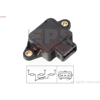Karburátor Senzor, poloha škrticí klapky EPS 1.995.002