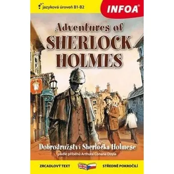 Anglický jazyk Adventures of Sherlock Holmes /Dobrodružství Sherlocka Holmese Kniha