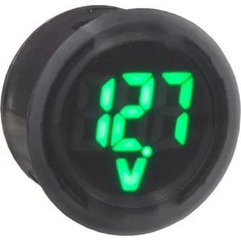 Digitální voltmetr kulatý 5 - 100V, zelený