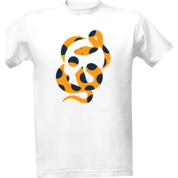 Tričko s potiskem Had lebka chovatel plazu triko pánské