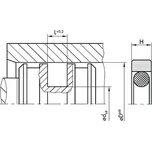 Pístní těsnění KPOR30 95x84/4,2 PTFE/NBR Rubena