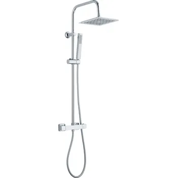 Sprchový set INVENA - Sprchový sloup SVART s termostatickou baterií chrom AU-85-001-X