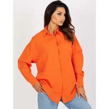 Dámská košile Dámská košile KS 7128.70 oranžová - Miss L