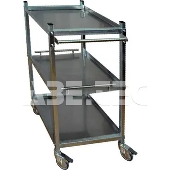 ESD transportní vozík třípolicový, 445 x 620 mm - 201100171