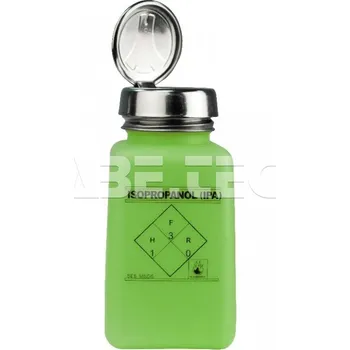 ESD ESD dávkovací lahvička One-Touch durAstatic®, zelená, nápis "IPA - 101002035