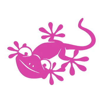 Samolepící dekorace SAMOLEPKA Ještěrka 018 levá kouká (16 - růžová) NA AUTO, NÁLEPKA, FÓLIE, POLEP, TUNING, VLASTNÍ TEXT, TISK, AUTOSAMOLEPKY.cz, POLEPY, OBRÁZEK, LOGO, SAMOLEPKY