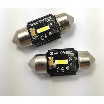 Autožárovka CANBUS sufitka bílá, 3xCSP čip, 31mm, 1ks (CANBUS LED sufitka bílá)