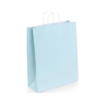 Dárková taška Dárkové tašky z kraftového papíru 320x400x120mm, světle modré | RAJA - Balení po 0 ks