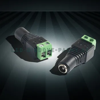 Příslušenství pro LED osvětlení Konektor k LED diodovým páskům se svorkovnicí, 2.1 x 5.5mm - samice (Konektor k LED páskům a ambientnímu osvětlení)