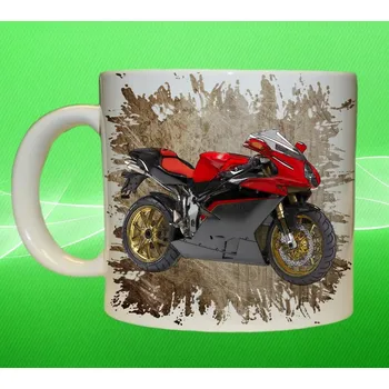 hrnek MV AGUSTA II (hrnek s motorkou )